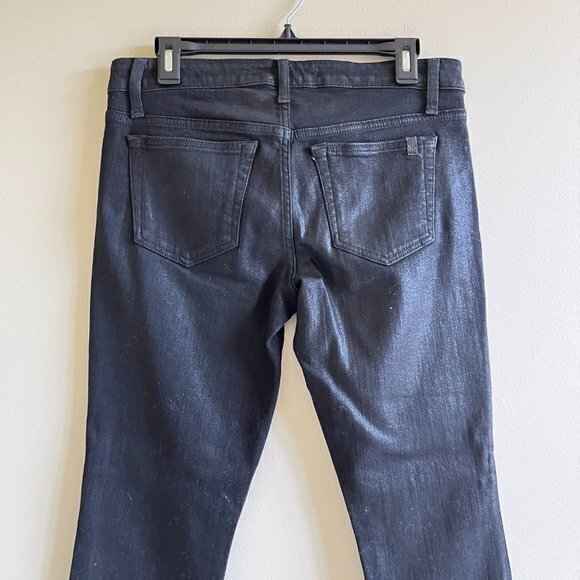 Joe's Jeans The Skinny Coated Black Skinny Jeans TD89705252 Mid Rise Size 29‎ - Picture 6 of 9